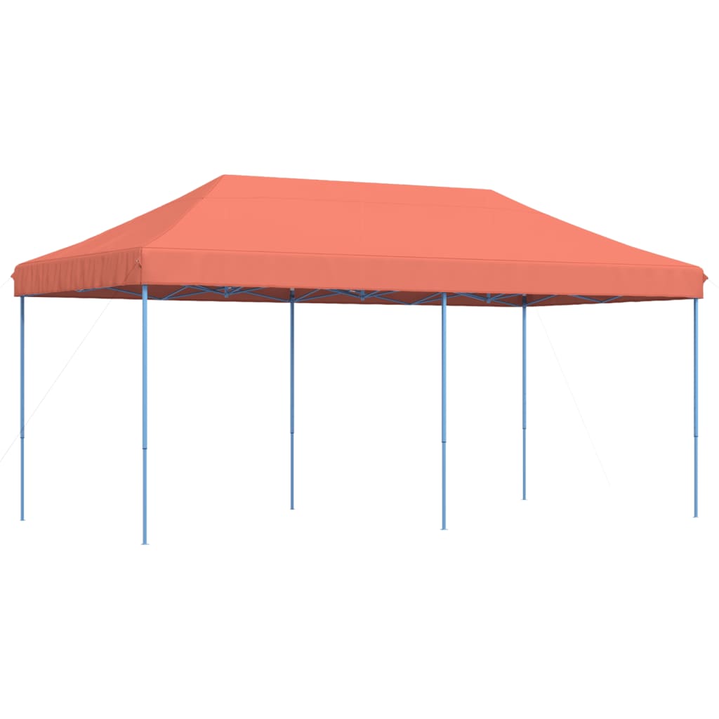 Tenda da Festa Pieghevole Pop-Up Terracotta 580x292x315 cm | homemem39