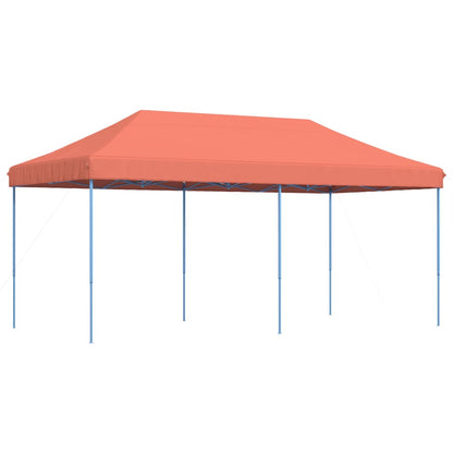 Tenda da Festa Pieghevole Pop-Up Terracotta 580x292x315 cm - homemem39