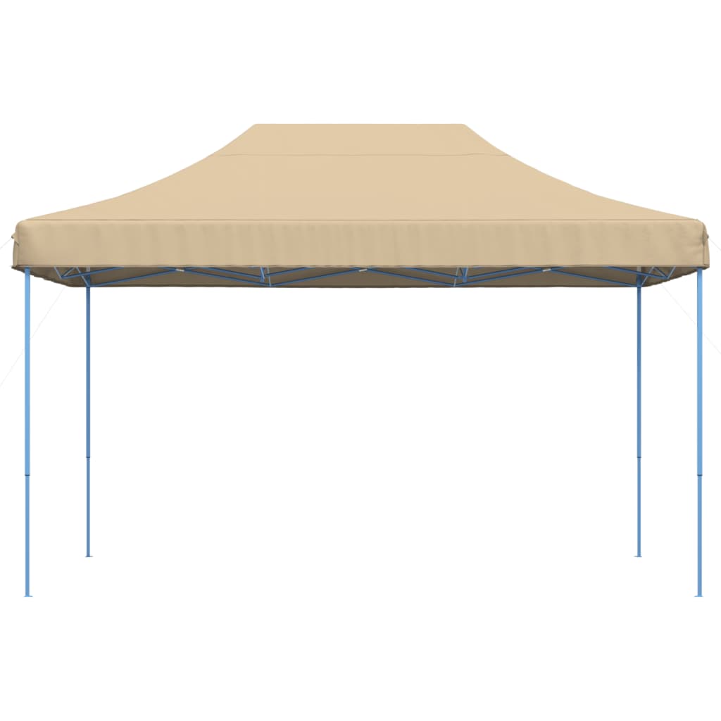 Tenda da Festa Pieghevole Pop-Up Beige 440x292x315 cm - homemem39