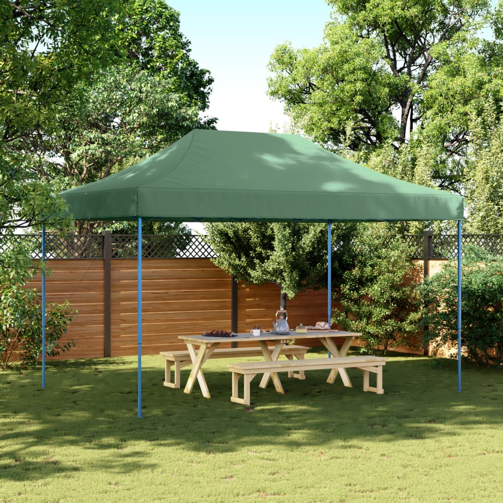 Tenda da Festa Pieghevole Pop-Up Verde 292x292x315 cm - homemem39