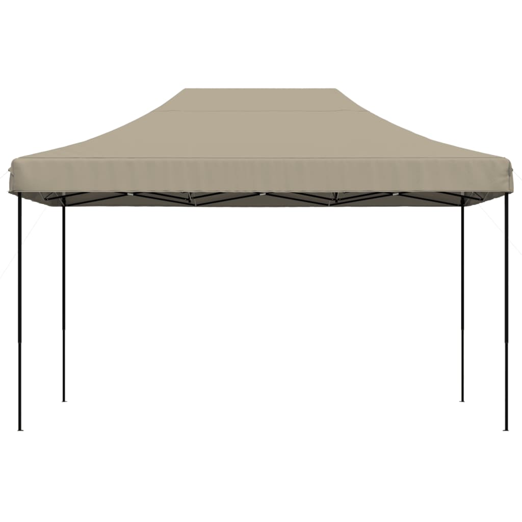 Tenda da Festa Pieghevole Pop-Up Tortora 292x292x315 cm - homemem39