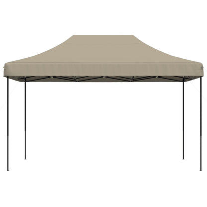 Tenda da Festa Pieghevole Pop-Up Tortora 292x292x315 cm - homemem39