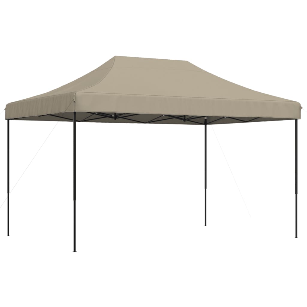 Tenda da Festa Pieghevole Pop-Up Tortora 292x292x315 cm - homemem39