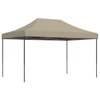 Tenda da Festa Pieghevole Pop-Up Tortora 292x292x315 cm - homemem39