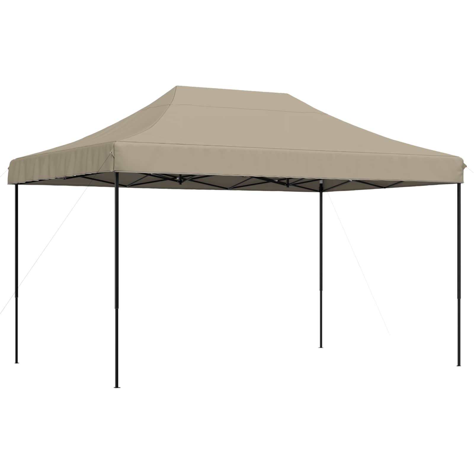 Tenda da Festa Pieghevole Pop-Up Tortora 292x292x315 cm | homemem39