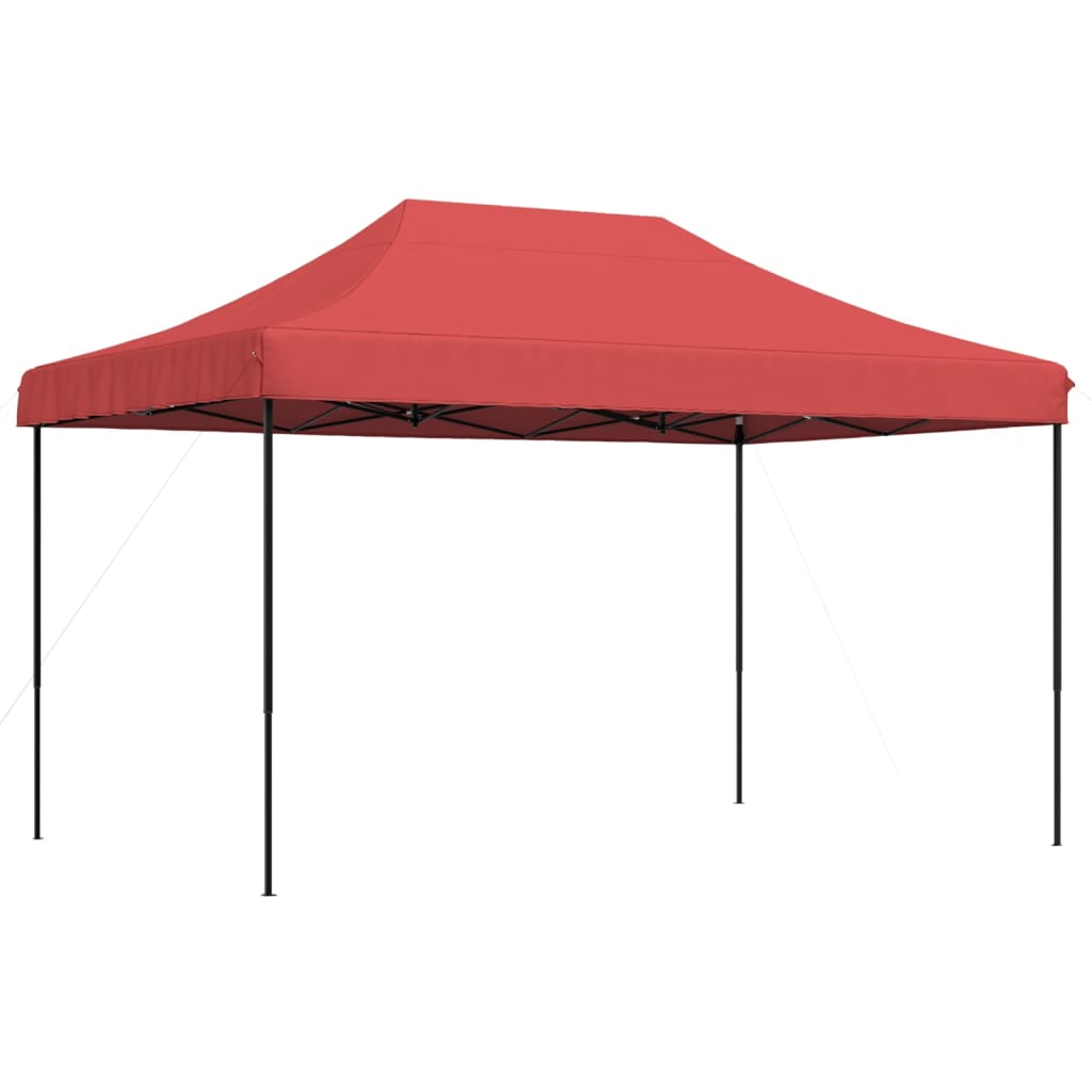 Tenda da Festa Pieghevole Pop-Up Bordò 440x292x315 cm | homemem39