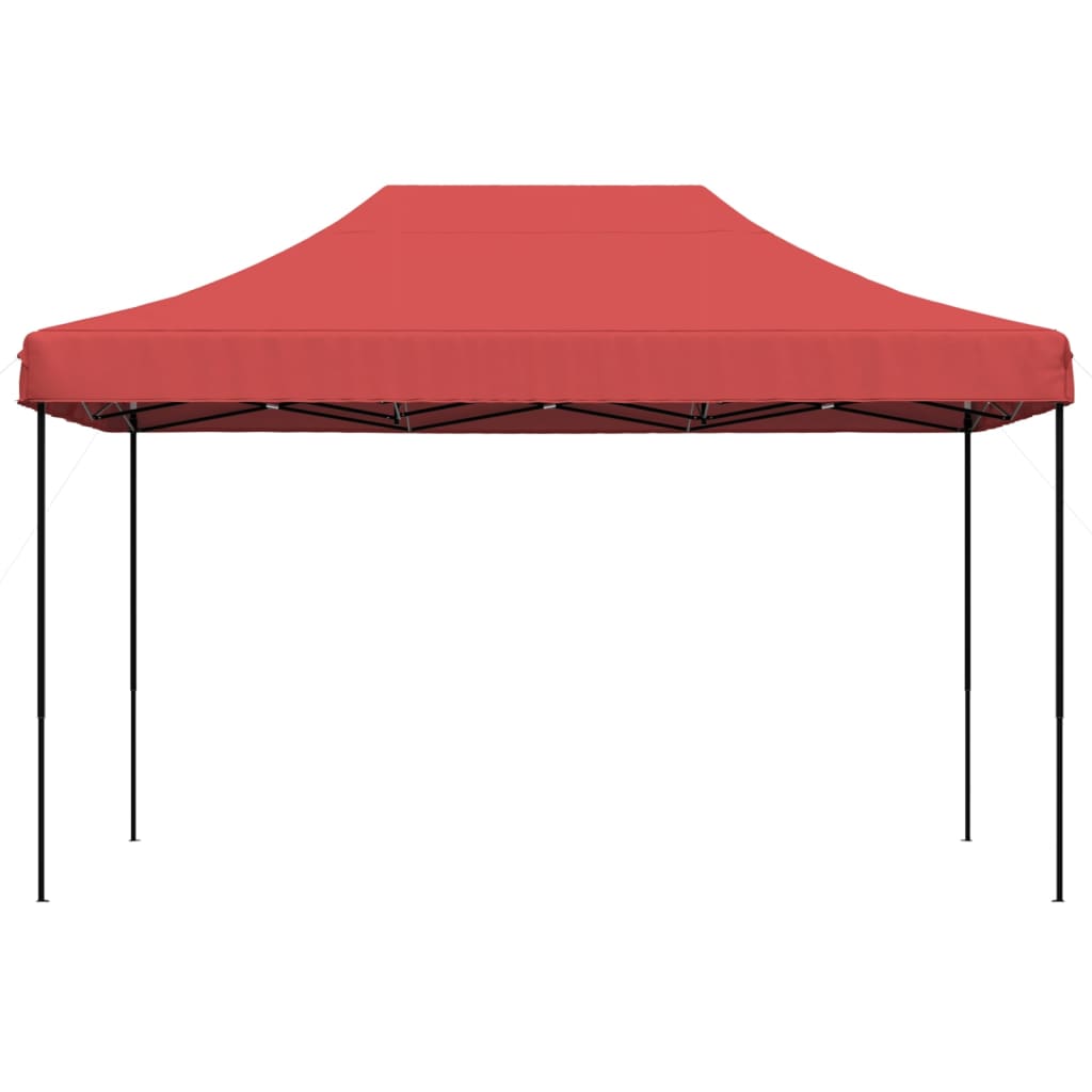 Tenda da Festa Pieghevole Pop-Up Bordò 440x292x315 cm | homemem39