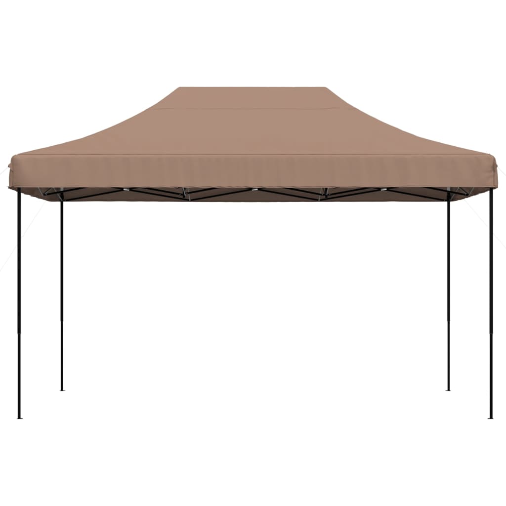 Tenda da Festa Pieghevole Pop-Up Marrone 440x292x315 cm - homemem39