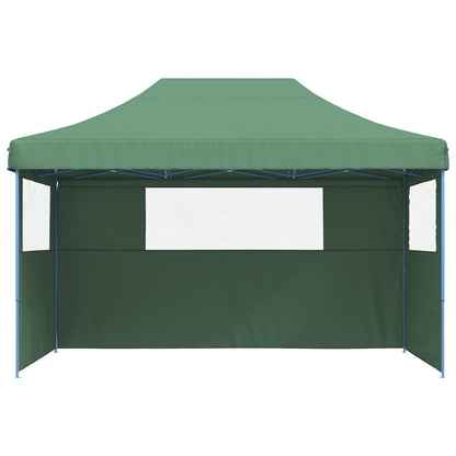 Tendone per Feste Pieghevole Pop-Up con 3 Pareti Verde | homemem39