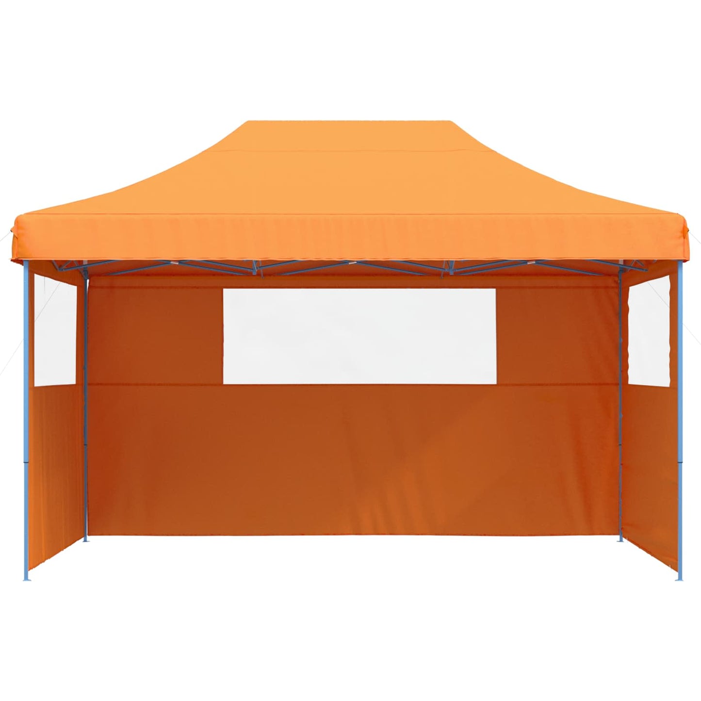 Tendone per Feste Pieghevole Pop-Up con 3 Pareti Arancione