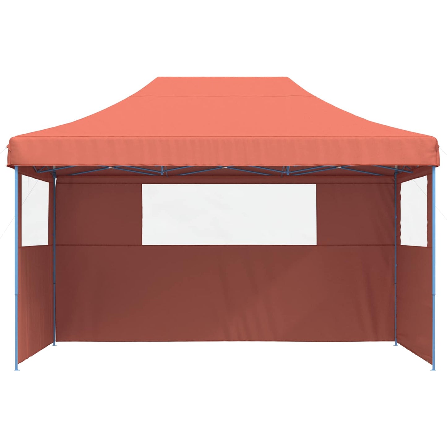Tendone per Feste Pieghevole Pop-Up con 3 Pareti Terracotta | homemem39
