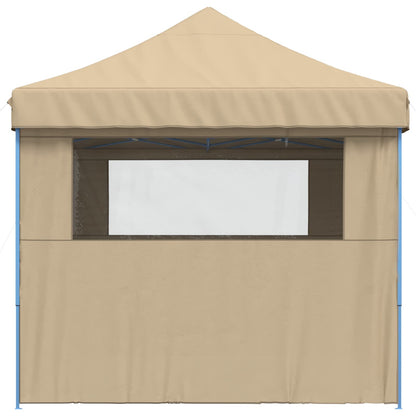 Tendone per Feste Pieghevole Pop-Up con 4 Pareti Beige | homemem39