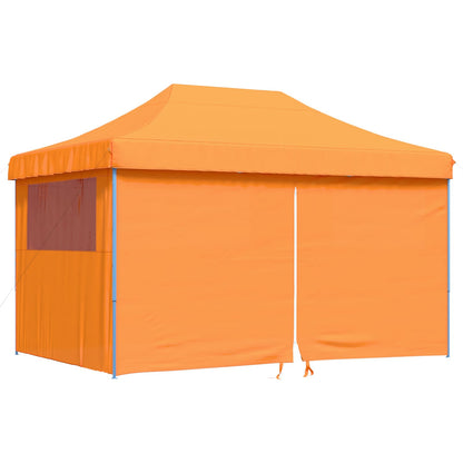 Tendone per Feste Pieghevole Pop-Up con 4 Pareti Arancione | homemem39