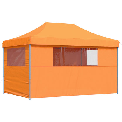 Tendone per Feste Pieghevole Pop-Up con 4 Pareti Arancione | homemem39