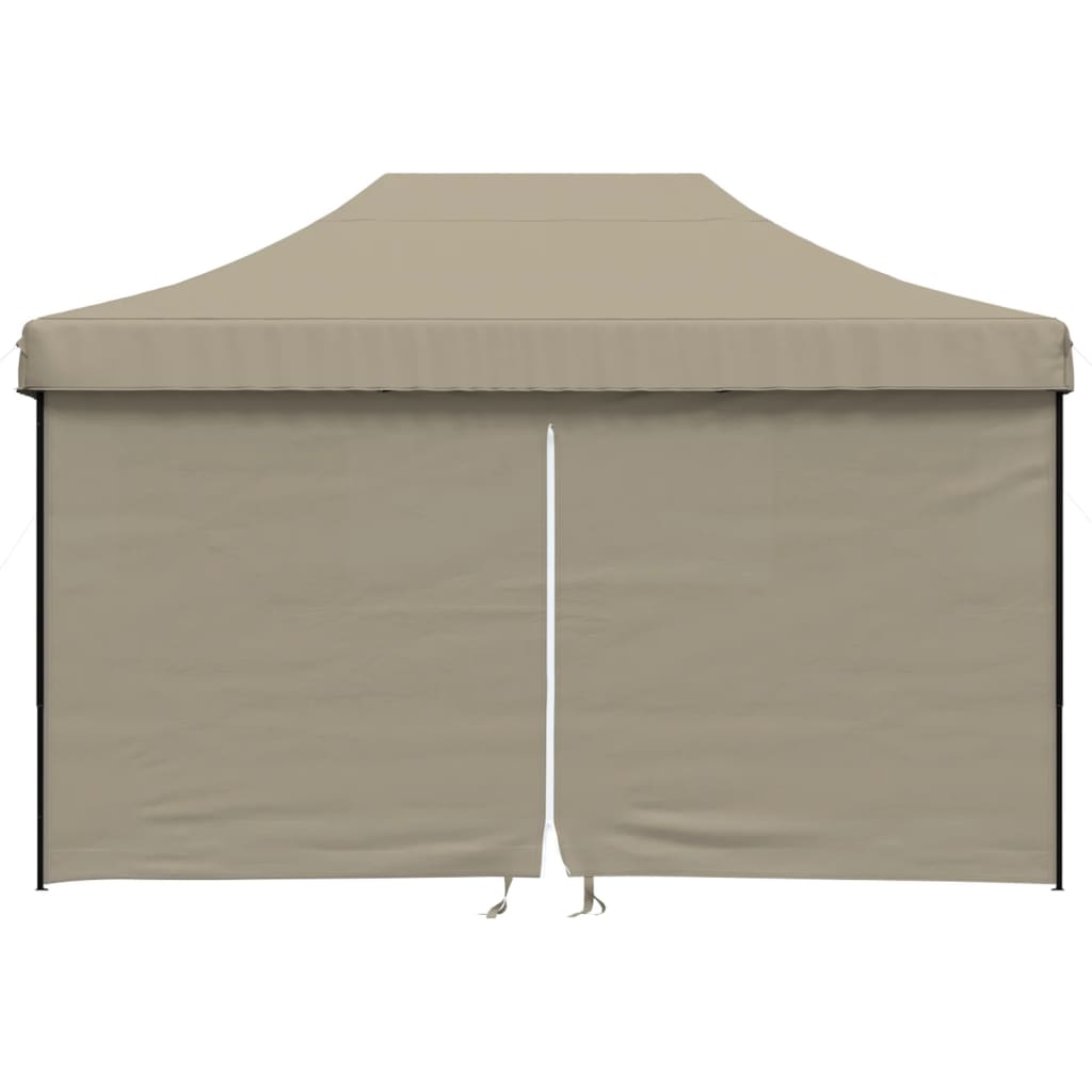 Tendone per Feste Pieghevole Pop-Up con 4 Pareti Tortora | homemem39