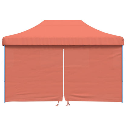 Tendone per Feste Pieghevole Pop-Up con 4 Pareti Terracotta - homemem39
