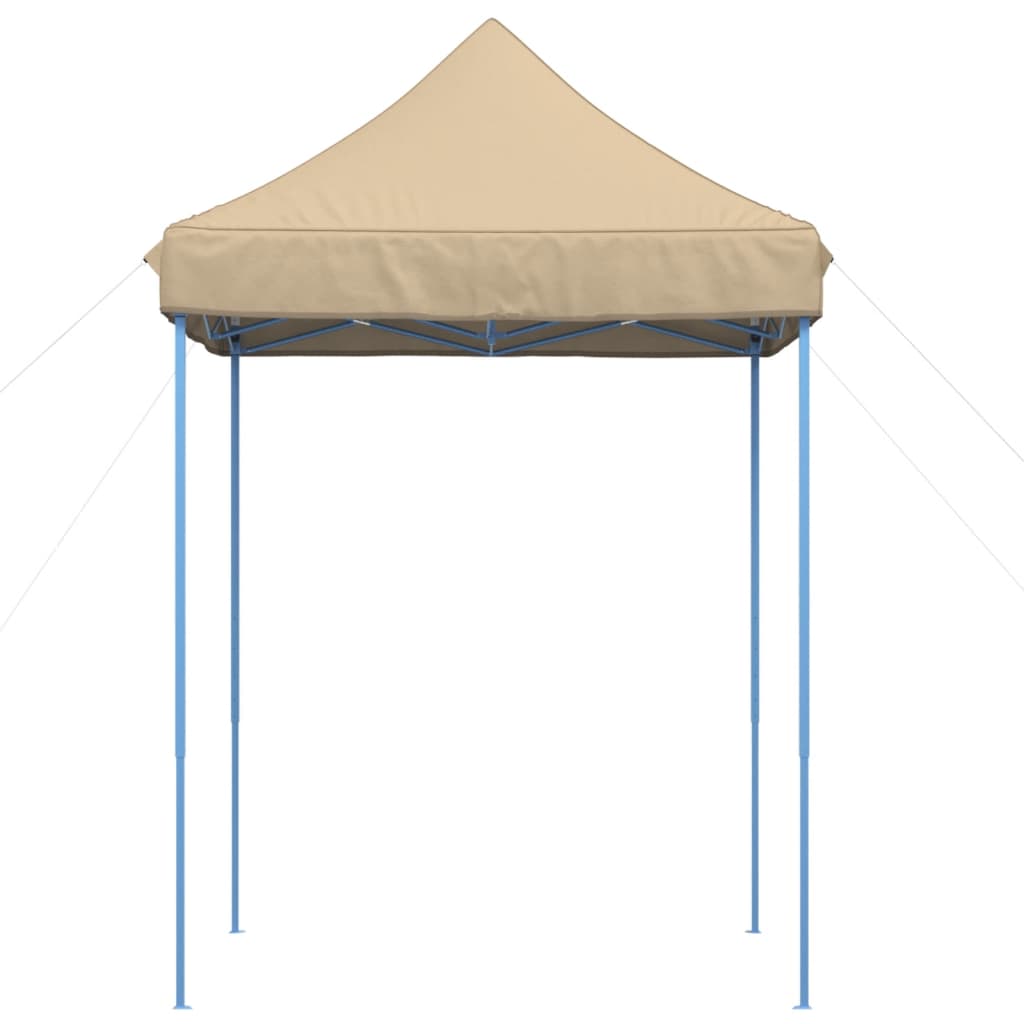 Tenda da Festa Pieghevole Pop-Up Beige 200x200x306 cm - homemem39