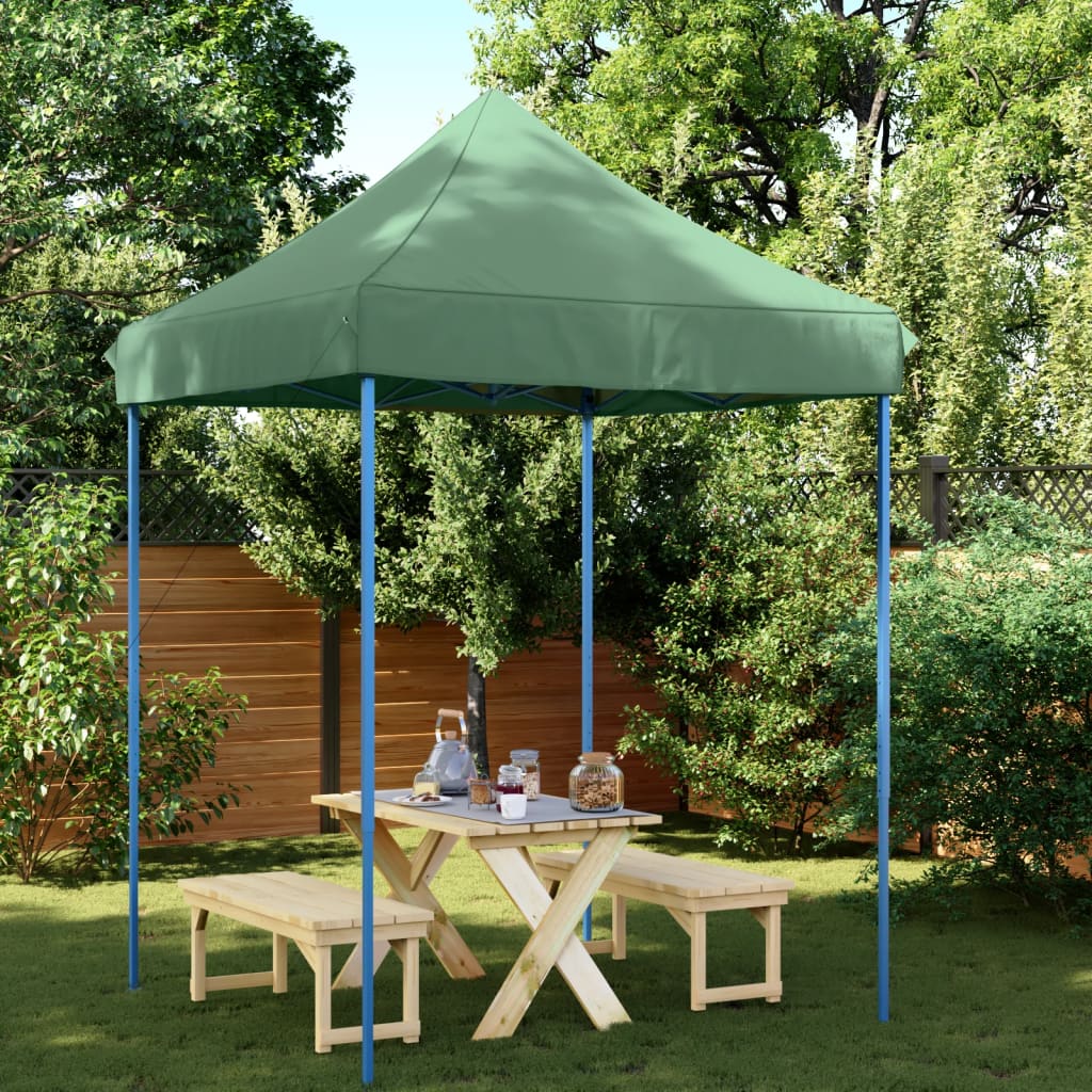 Tenda da Festa Pieghevole Pop-Up Verde 200x200x306 cm - homemem39