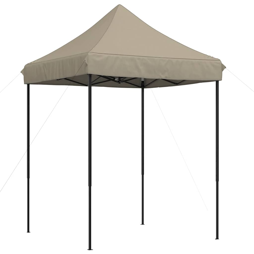 Tenda da Festa Pieghevole Pop-Up Tortora 200x200x306 cm | homemem39