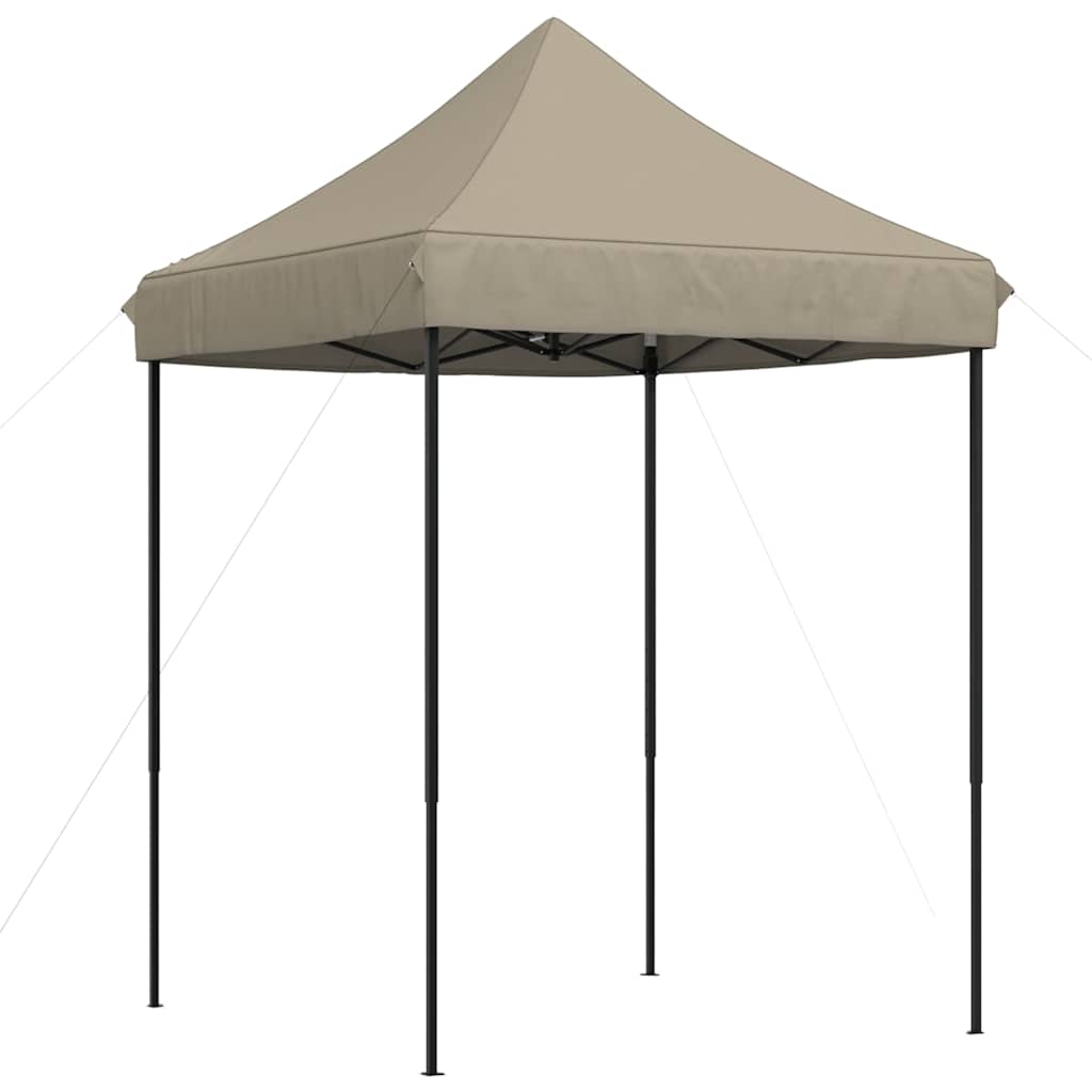 Tenda da Festa Pieghevole Pop-Up Tortora 200x200x306 cm | homemem39