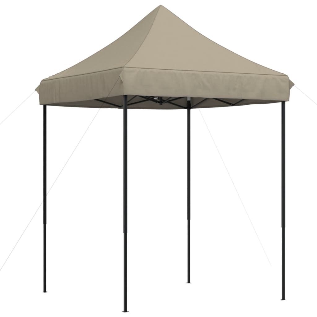 Tenda da Festa Pieghevole Pop-Up Tortora 200x200x306 cm - homemem39
