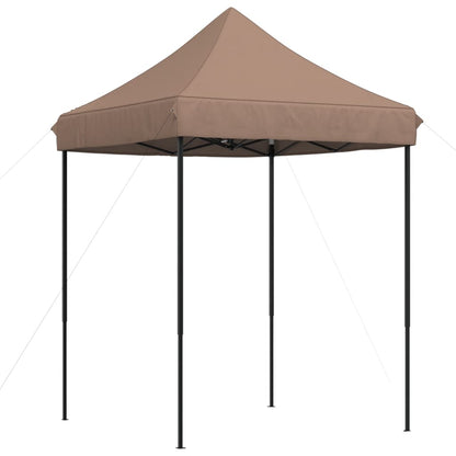 Tenda da Festa Pieghevole Pop-Up Marrone 200x200x306 cm - homemem39
