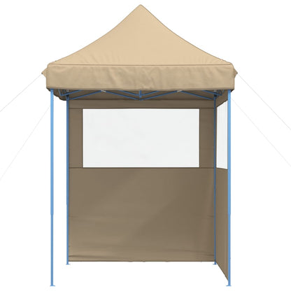 Tendone per Feste Pieghevole Pop-Up con 2 Pareti Beige | homemem39