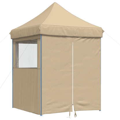 Tendone per Feste Pieghevole Pop-Up con 4 Pareti Beige | homemem39