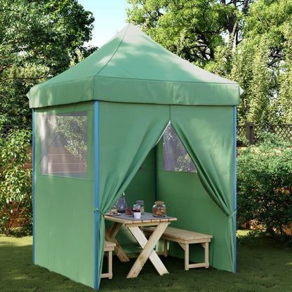 Tendone per Feste Pieghevole Pop-Up con 4 Pareti Verde | homemem39