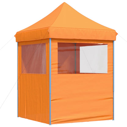 Tendone per Feste Pieghevole Pop-Up con 4 Pareti Arancione | homemem39