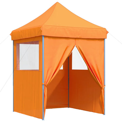 Tendone per Feste Pieghevole Pop-Up con 4 Pareti Arancione | homemem39