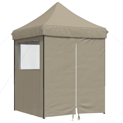 Tendone per Feste Pieghevole Pop-Up con 4 Pareti Tortora | homemem39