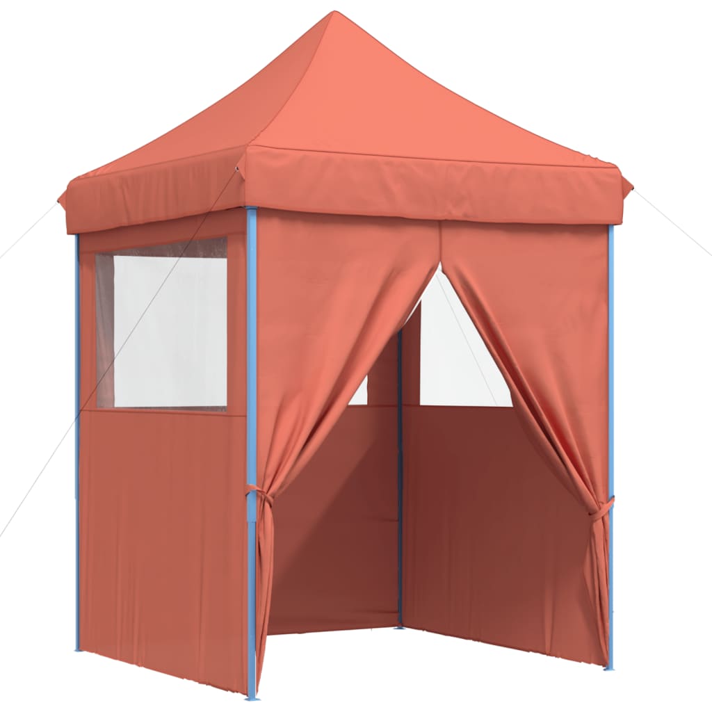 Tendone per Feste Pieghevole Pop-Up con 4 Pareti Terracotta | homemem39