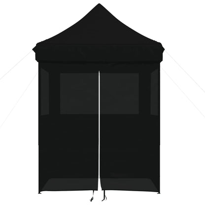Tendone per Feste Pieghevole Pop-Up con 4 Pareti Nero | homemem39