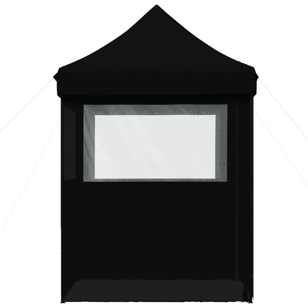 Tendone per Feste Pieghevole Pop-Up con 4 Pareti Nero | homemem39