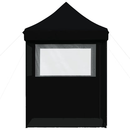 Tendone per Feste Pieghevole Pop-Up con 4 Pareti Nero | homemem39