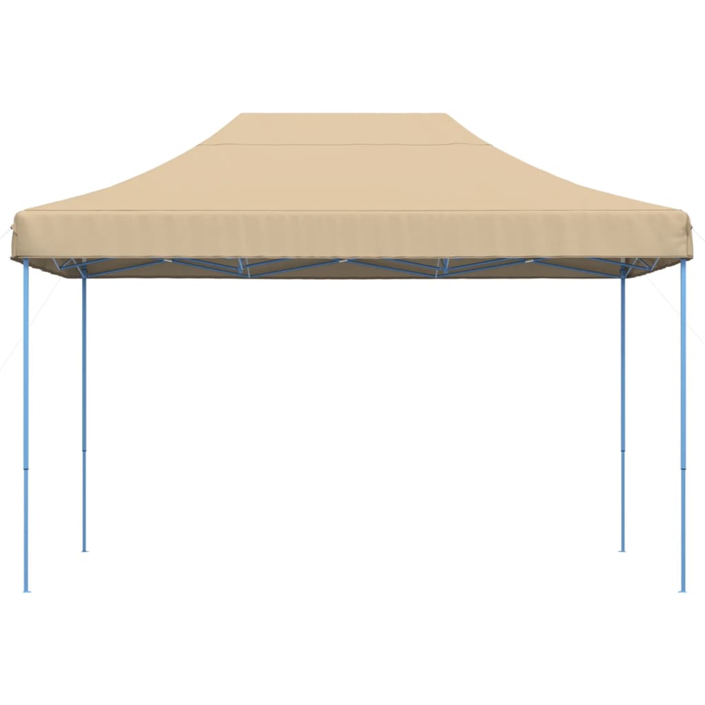 Tenda da Festa Pieghevole Pop-Up Beige 410x279x315 cm - homemem39