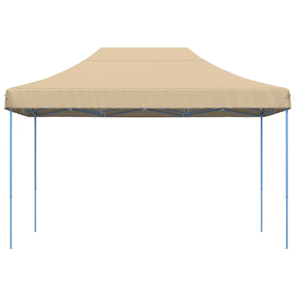 Tenda da Festa Pieghevole Pop-Up Beige 410x279x315 cm - homemem39