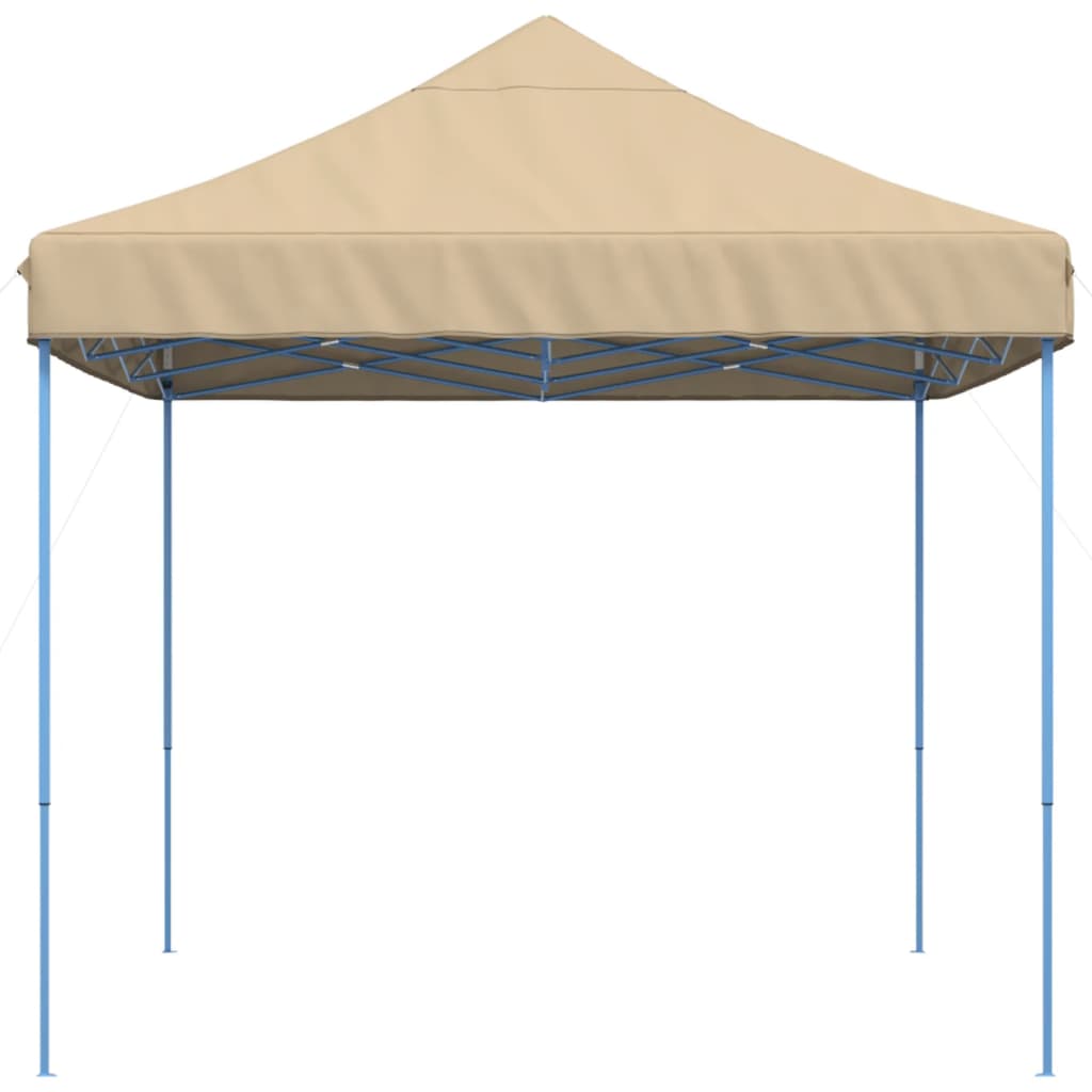 Tenda da Festa Pieghevole Pop-Up Beige 410x279x315 cm | homemem39