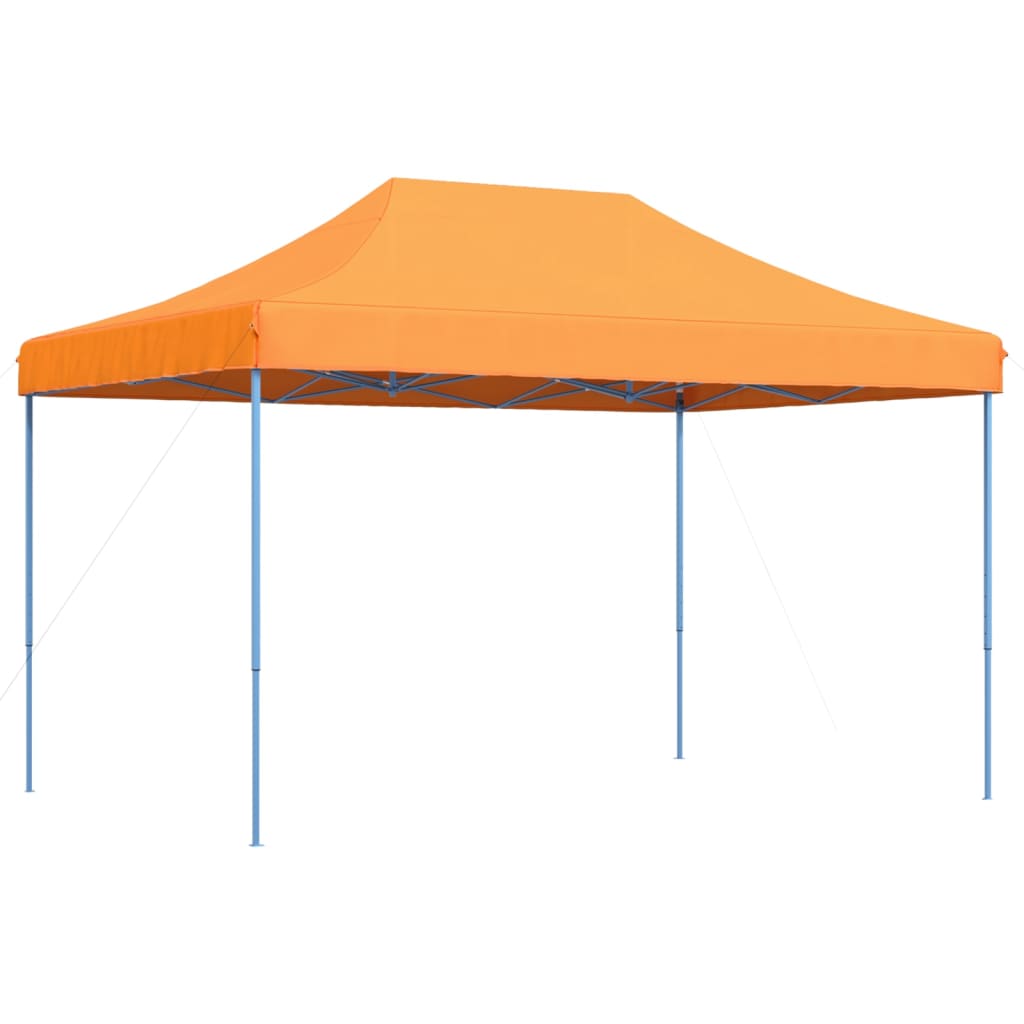 Tenda da Festa Pieghevole Pop-Up Arancione 410x279x315 cm - homemem39