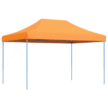 Tenda da Festa Pieghevole Pop-Up Arancione 410x279x315 cm - homemem39
