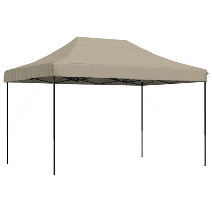 Tenda da Festa Pieghevole Pop-Up Tortora 410x279x315 cm - homemem39