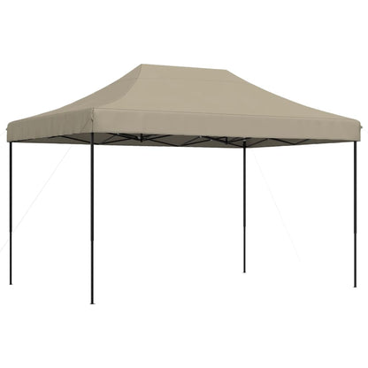Tenda da Festa Pieghevole Pop-Up Tortora 410x279x315 cm | homemem39