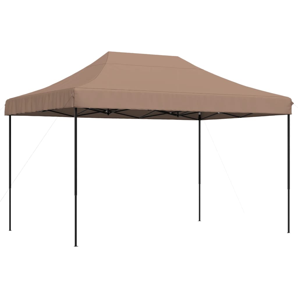 Tenda da Festa Pieghevole Pop-Up Marrone 410x279x315 cm - homemem39