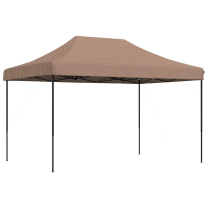 Tenda da Festa Pieghevole Pop-Up Marrone 410x279x315 cm - homemem39