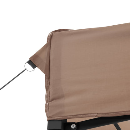 Tenda da Festa Pieghevole Pop-Up Marrone 410x279x315 cm | homemem39