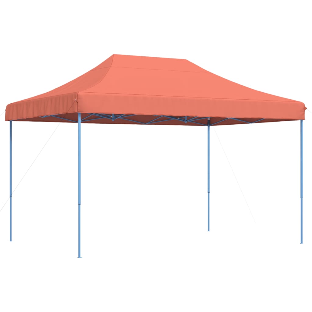 Tenda da Festa Pieghevole Pop-Up Terracotta 410x279x315 cm - homemem39