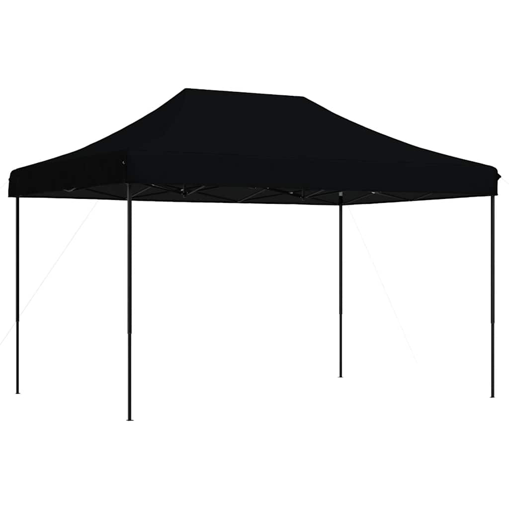 Tenda da Festa Pieghevole Pop-Up Nero 410x279x315 cm | homemem39