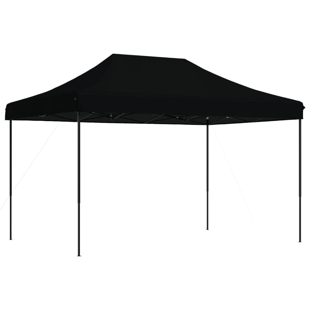 Tenda da Festa Pieghevole Pop-Up Nero 410x279x315 cm - homemem39