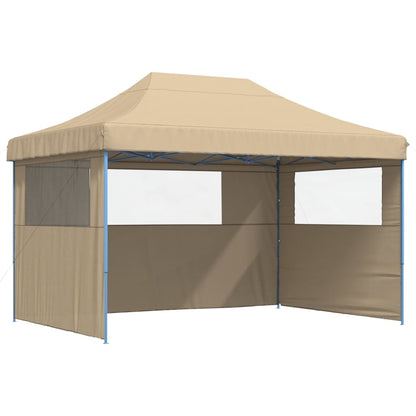 Tendone per Feste Pieghevole Pop-Up con 3 Pareti Beige | homemem39